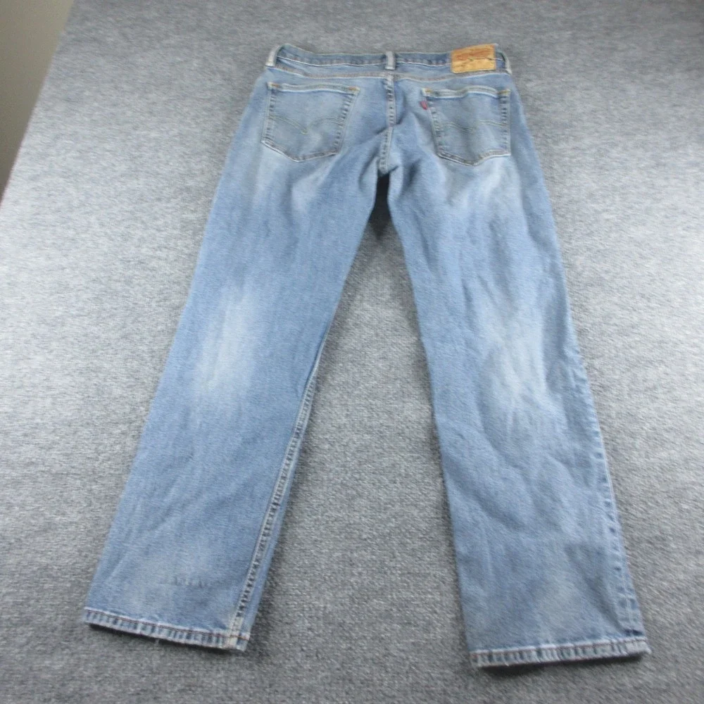 Levi's 511 Jeans Mens 34x30 Blue Slim Straight Light Wash Stretch Denim Classic